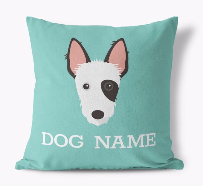 {dogsName}'s Icon: Personalized {breedFullName} Canvas Pillow